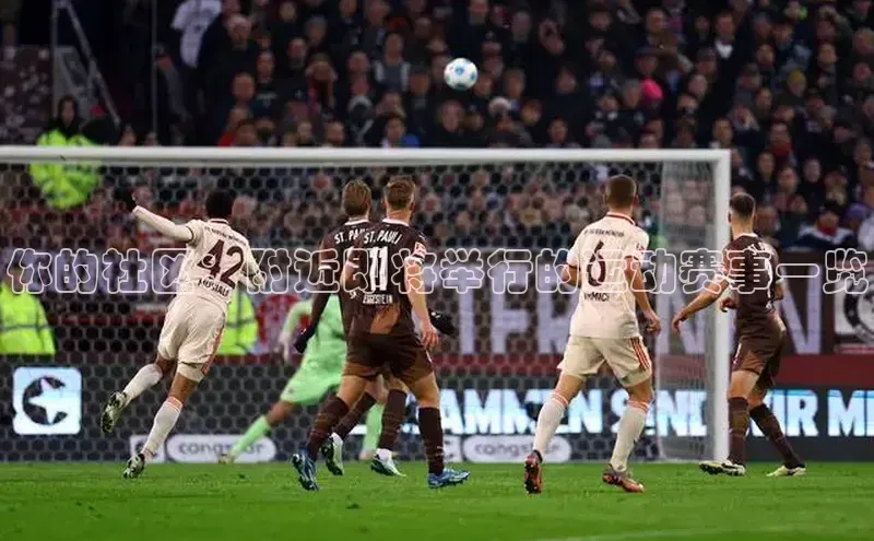 你的社区：附近即将举行的运动赛事一览